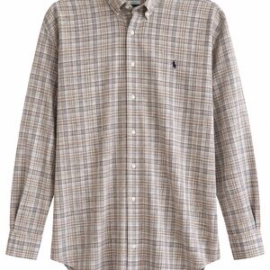 Vintage Ralph Lauren plaid Shirt - Brown